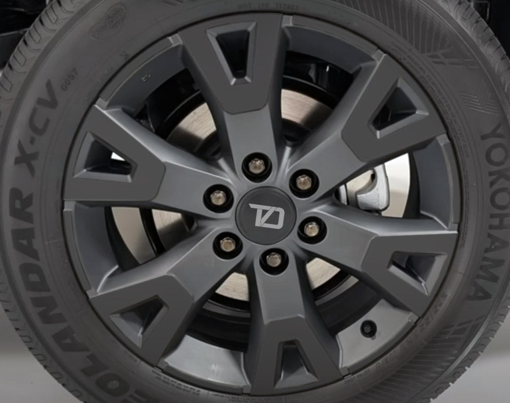 Premium Cast Vinyl Decal Inlays for 2025+ 4Runner TRD Sport Wheels x4 - TVD Vinyl Decals
