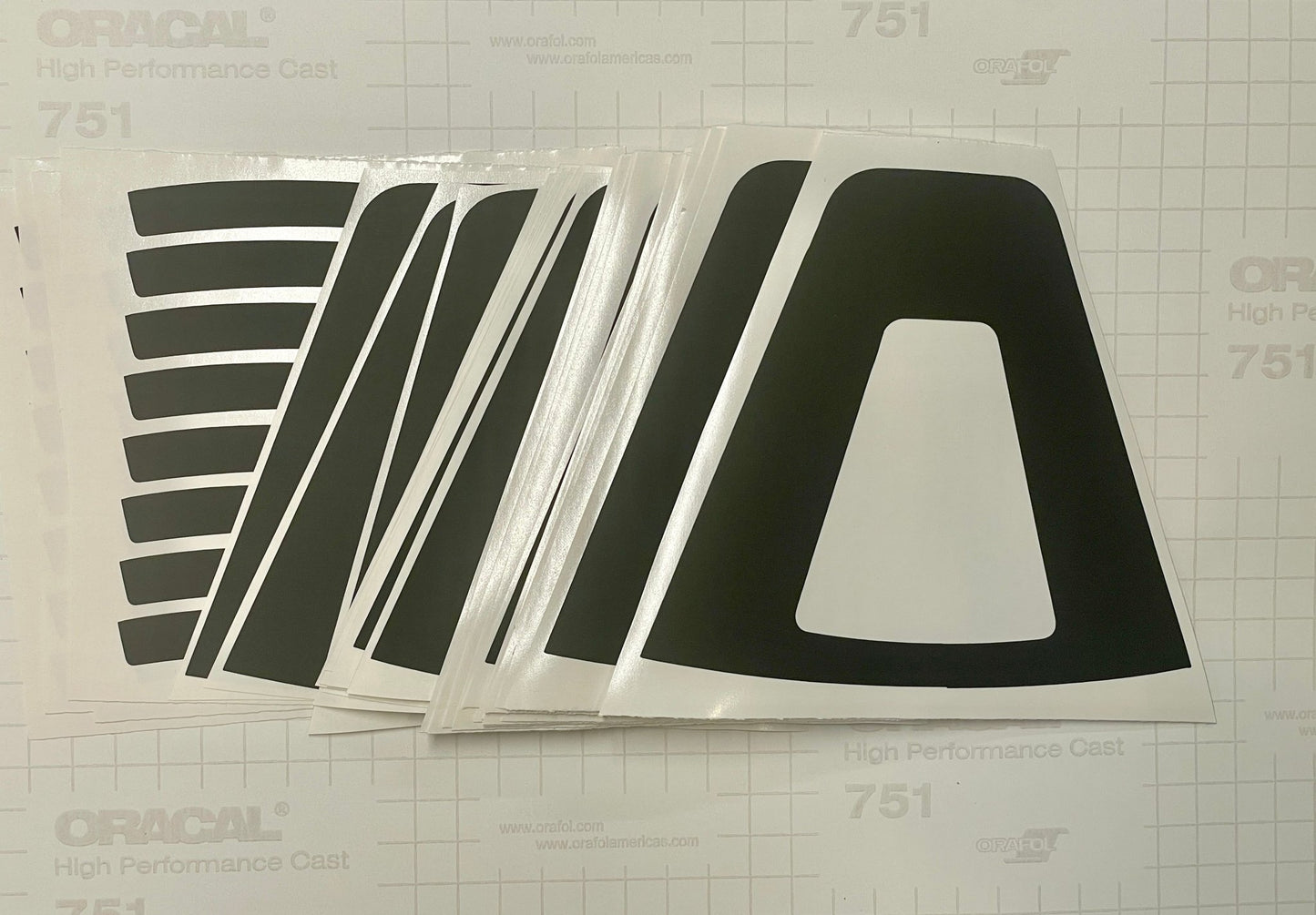 Premium Cast Vinyl Decal Inlays for 2025+ 4Runner TRD Sport Wheels x4 - TVD Vinyl Decals