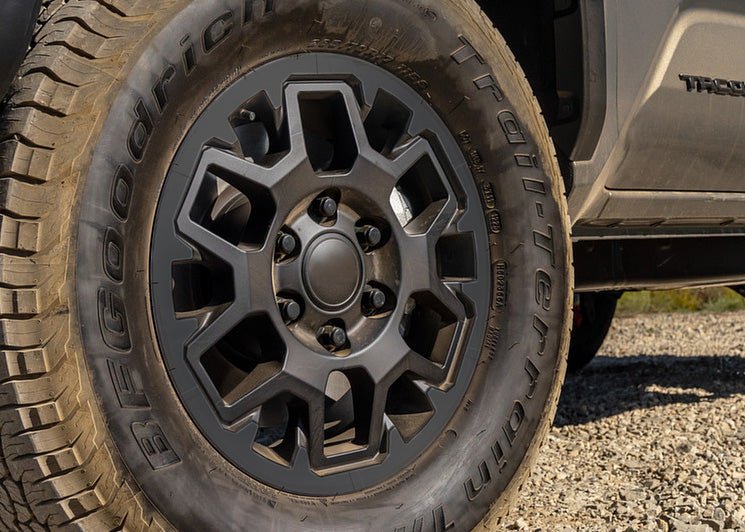 Premium Cast Vinyl Decal Overlays for 2024+ Tacoma TRD Off Road Wheels x4 - TVD Vinyl Decals