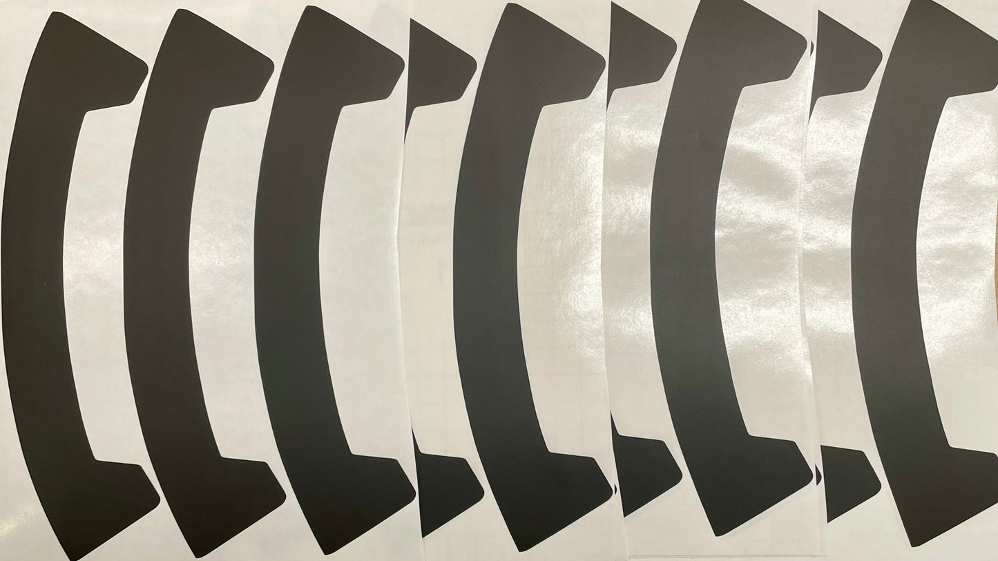 Premium Cast Vinyl Decal Overlays for 2024+ Tacoma TRD Sport Wheels x4 (Copy) - TVD Vinyl Decals