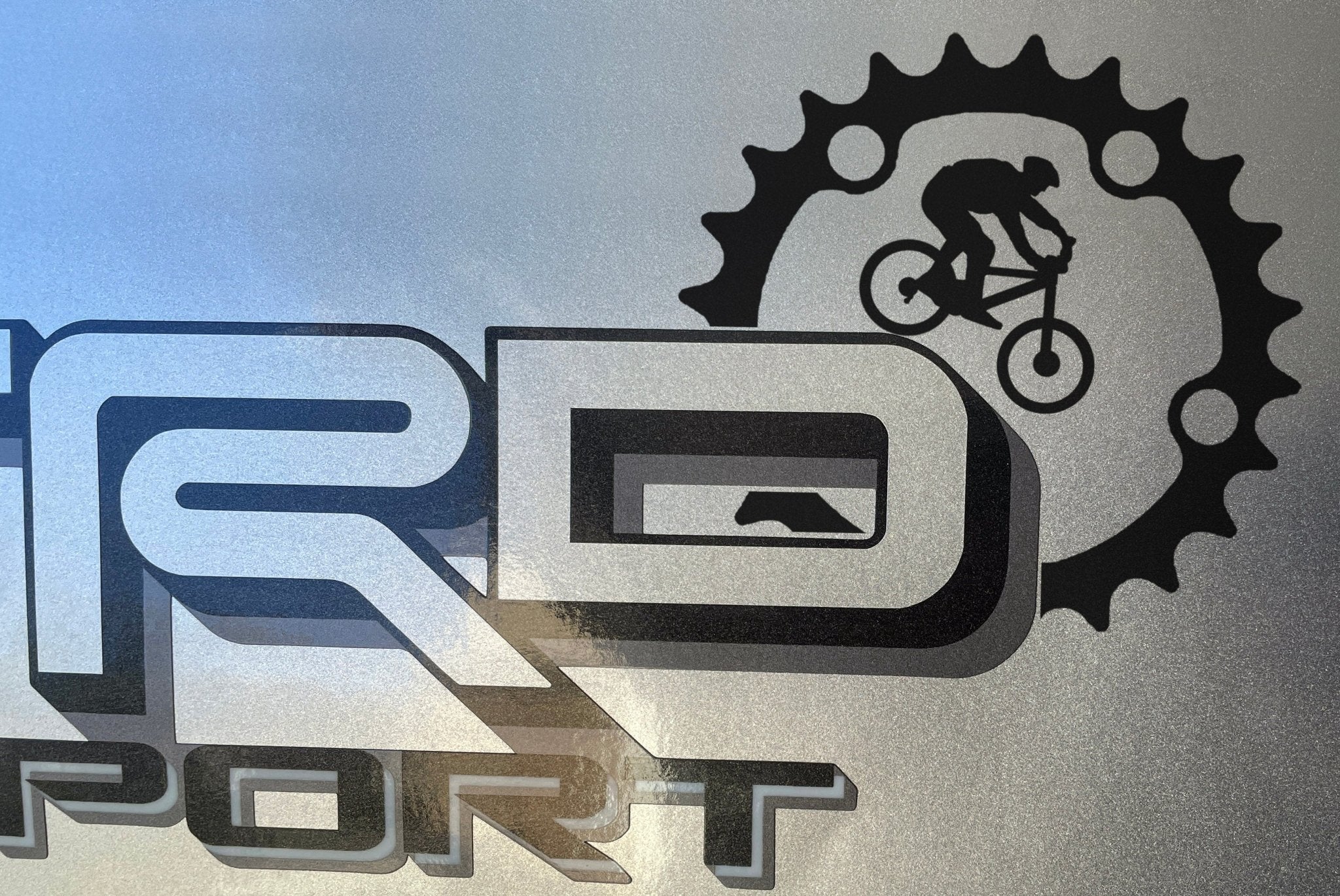mountainbike decals Premium Cast Vinyl Mountain Bike Decals for 2024-2026 Tacoma TRD Off Road and Sport x2