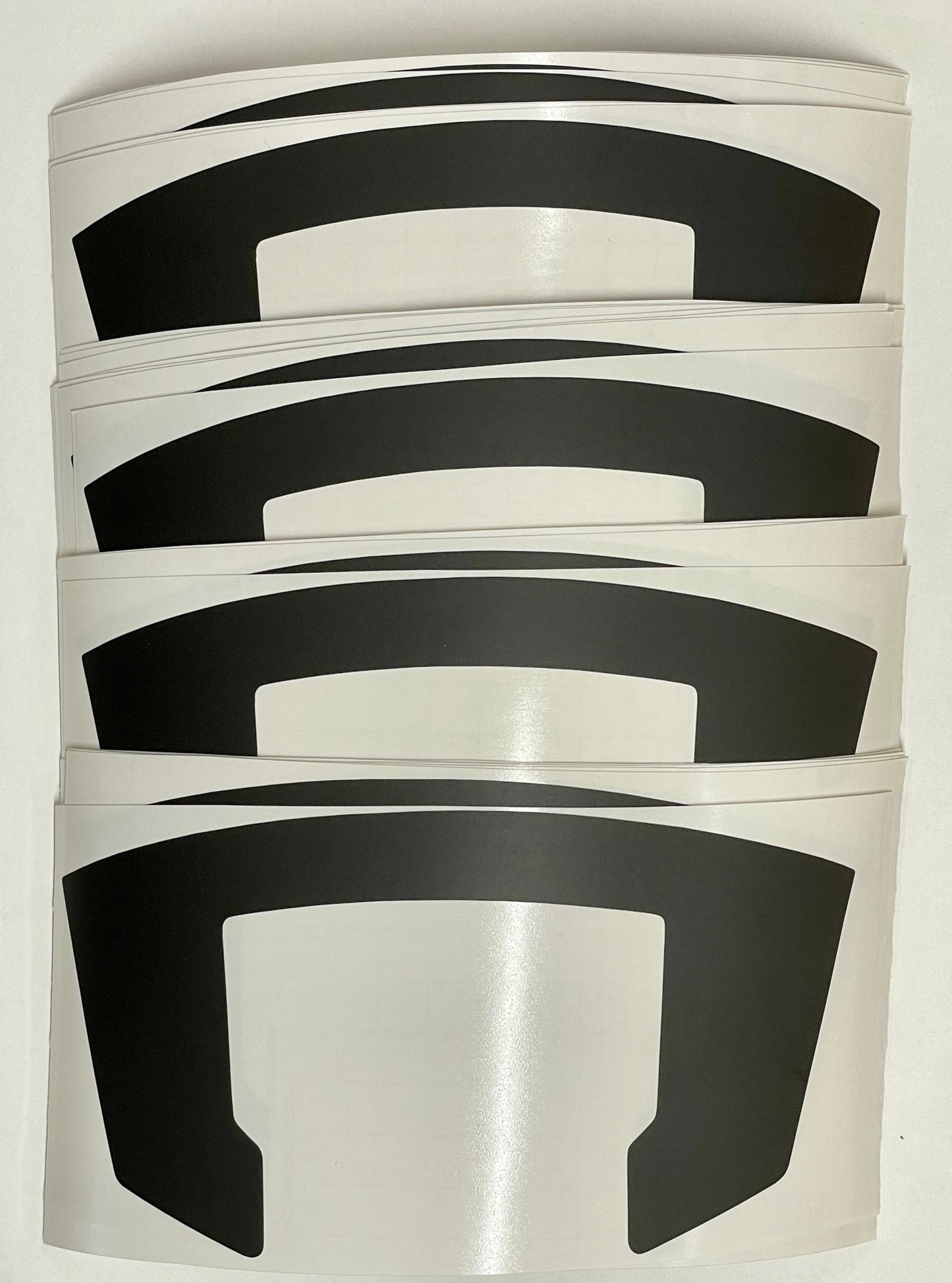 Premium Cast Black Vinyl Overlay Decals for 2022-2023 Frontier 17" Pro4X Wheels - TVD Vinyl Decals