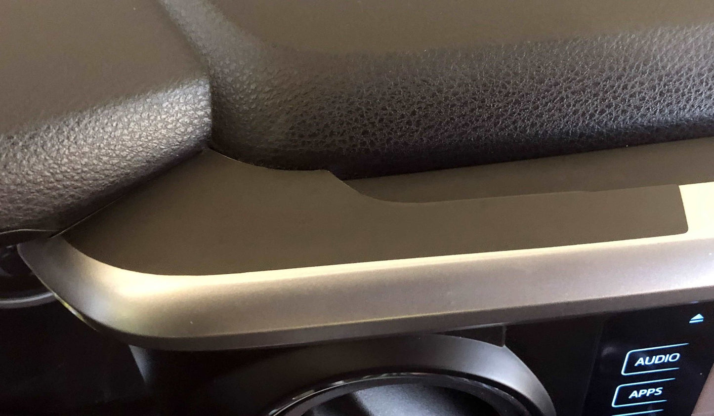 Premium Cast Matte Black Vinyl Anti-Glare Decals for 2016-2023 Tacoma Dashboard - TVD Vinyl Decals