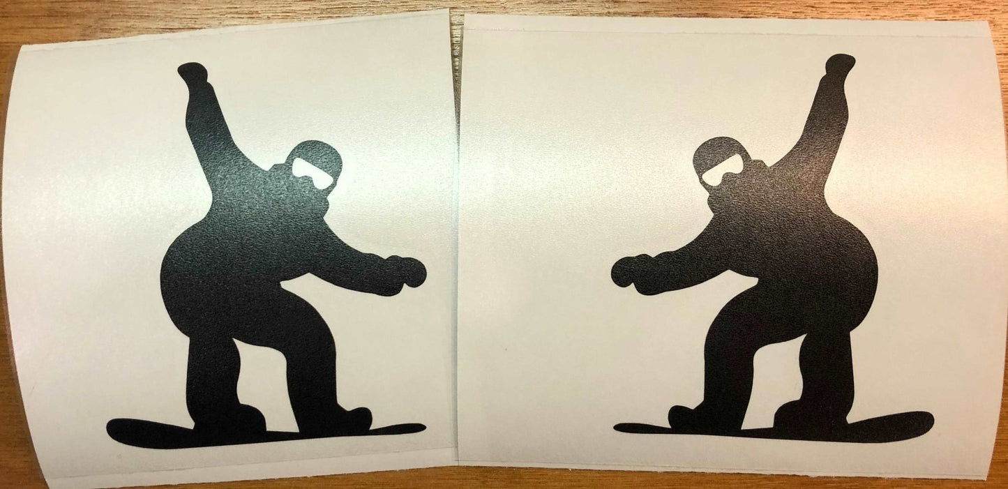 Premium Cast Matte Black Vinyl Lifestyle Decals - TVD Vinyl Decals