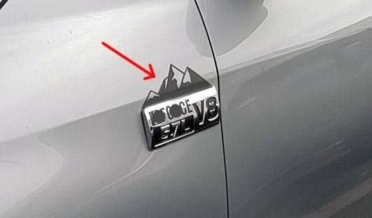 Premium Cast Matte Black Vinyl Mountain Decals for 2014-2021 Tundra - TVD Vinyl Decals