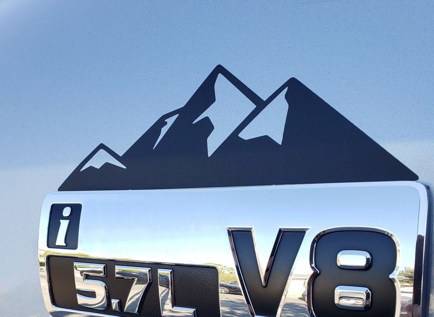Premium Cast Matte Black Vinyl Mountain Decals for 2014-2021 Tundra - TVD Vinyl Decals