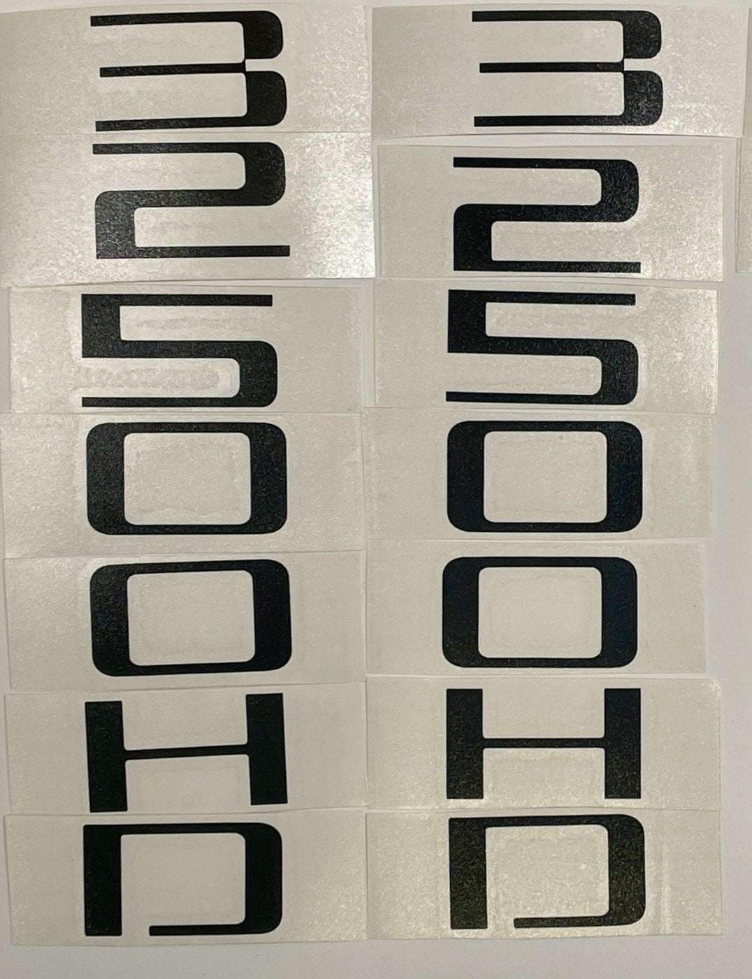 Premium Cast Vinyl Decal Letters for 2020-2024 2500/3500HD Door and Tailgate Emblems - TVD Vinyl Decals