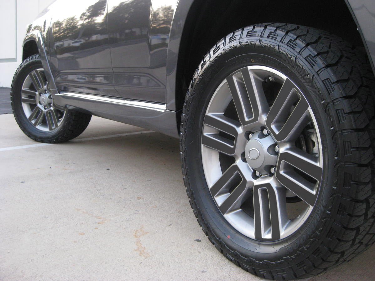 Premium Cast Vinyl Inlay Decals for 2011-2023 4Runner Limited/TRD Sport Wheels x4 - TVD Vinyl Decals