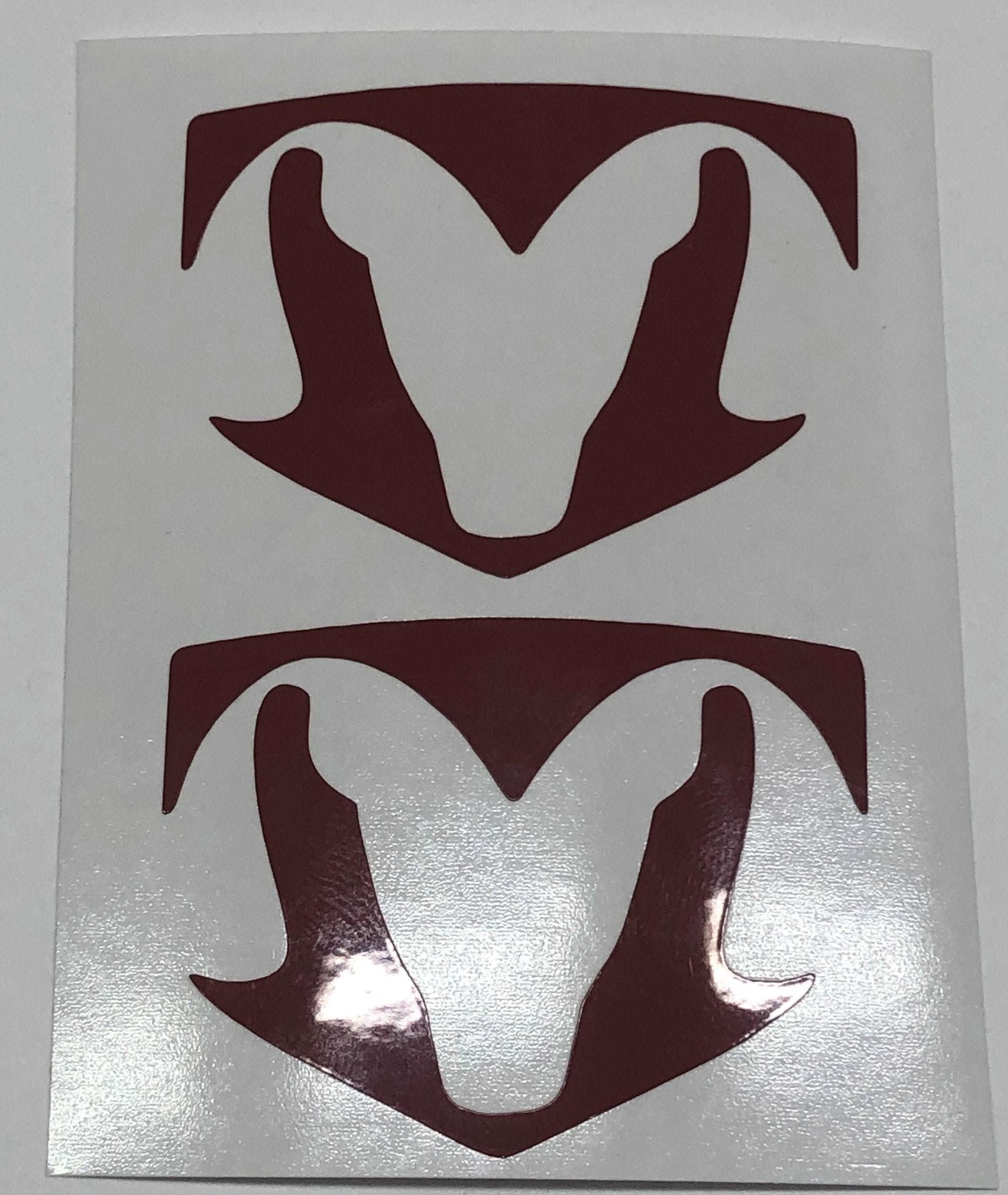 Premium Cast Vinyl Inlay Decals for 2013-2018 RAM 1500 Steering Wheel Emblem - TVD Vinyl Decals