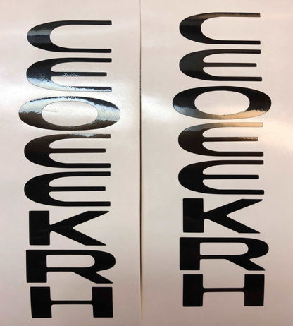Premium Cast Vinyl Inlay Letter Decals for 2014-2022 Cherokee Doors - TVD Vinyl Decals