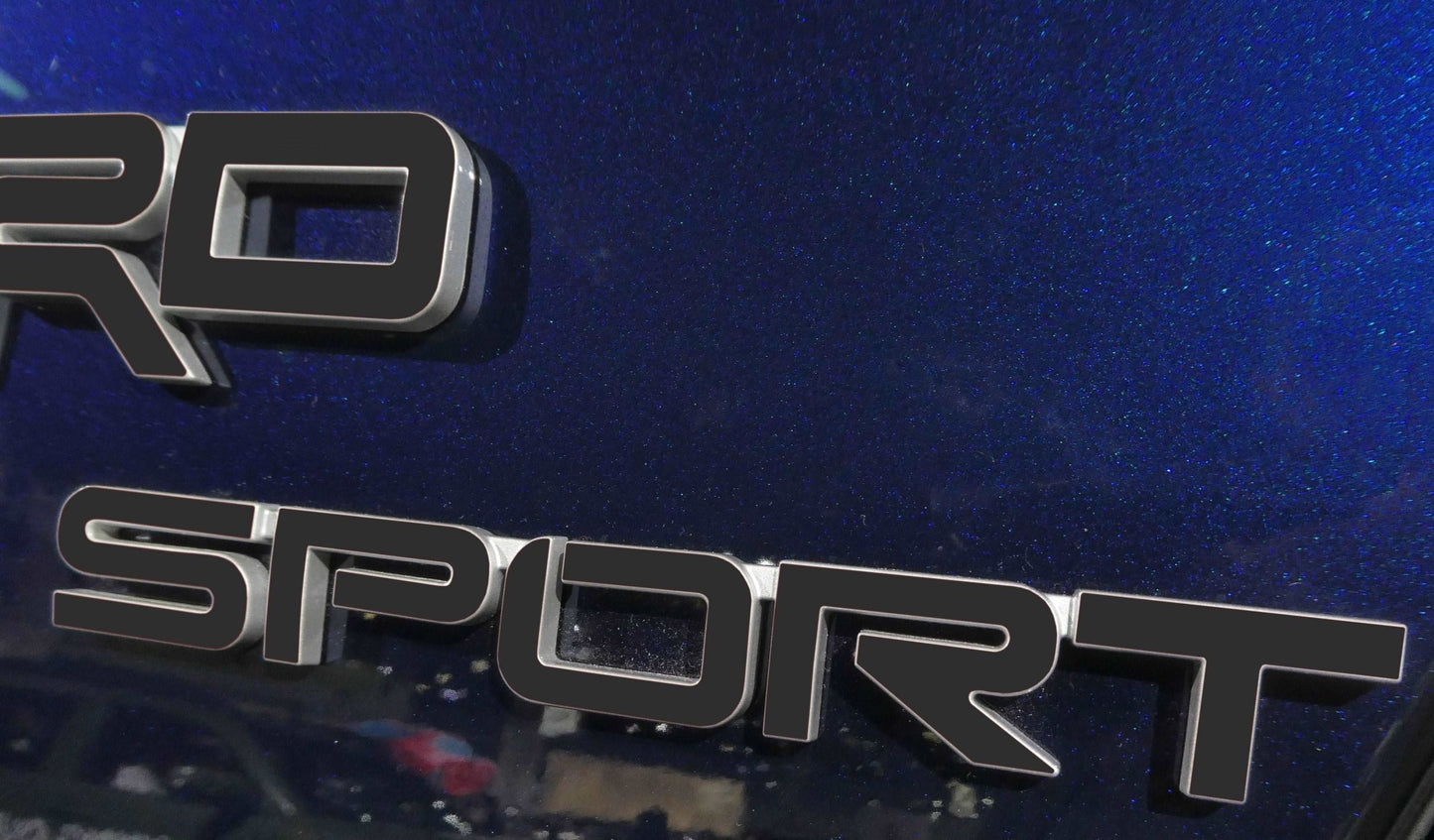 Premium Cast Vinyl Inlay Letter Decals for 2021-2023 4Runner TRD SPORT Emblems x2 - TVD Vinyl Decals