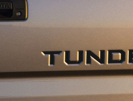 Premium Cast Vinyl Insert Letter Decals for 2014-2021 Tundra Tailgate - TVD Vinyl Decals