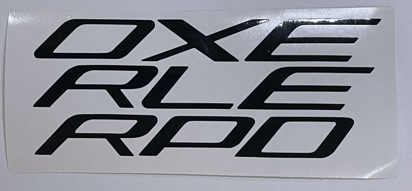 Premium Cast Vinyl Insert Letter Decals for 2016-2023 Explorer Liftgate - TVD Vinyl Decals