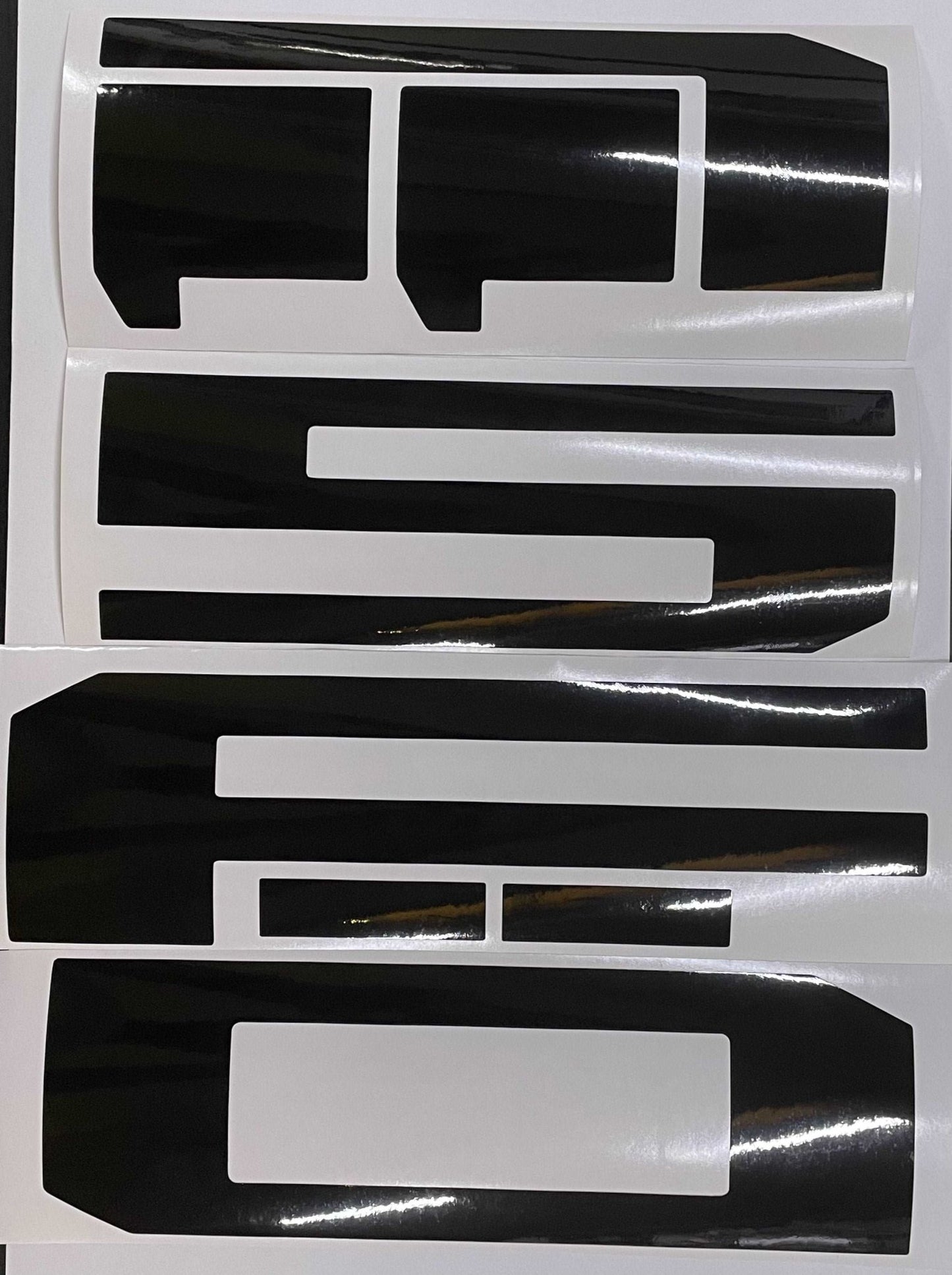 Premium Cast Vinyl Insert Letter Decals for 2021-2023 F-150 Tailgate - TVD Vinyl Decals