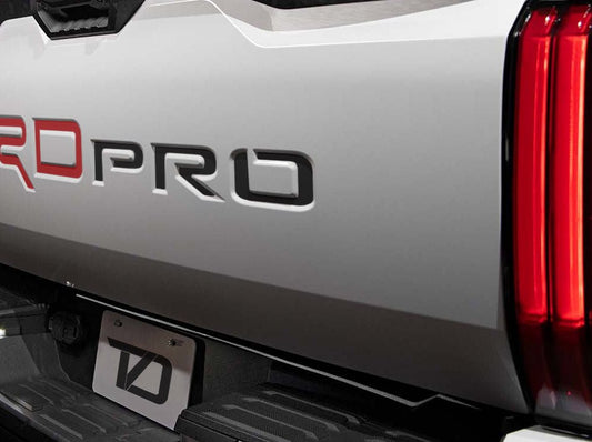 Premium Cast Vinyl Insert Letter Decals for 2022-2023 Tundra TRD Pro Tailgate - TVD Vinyl Decals