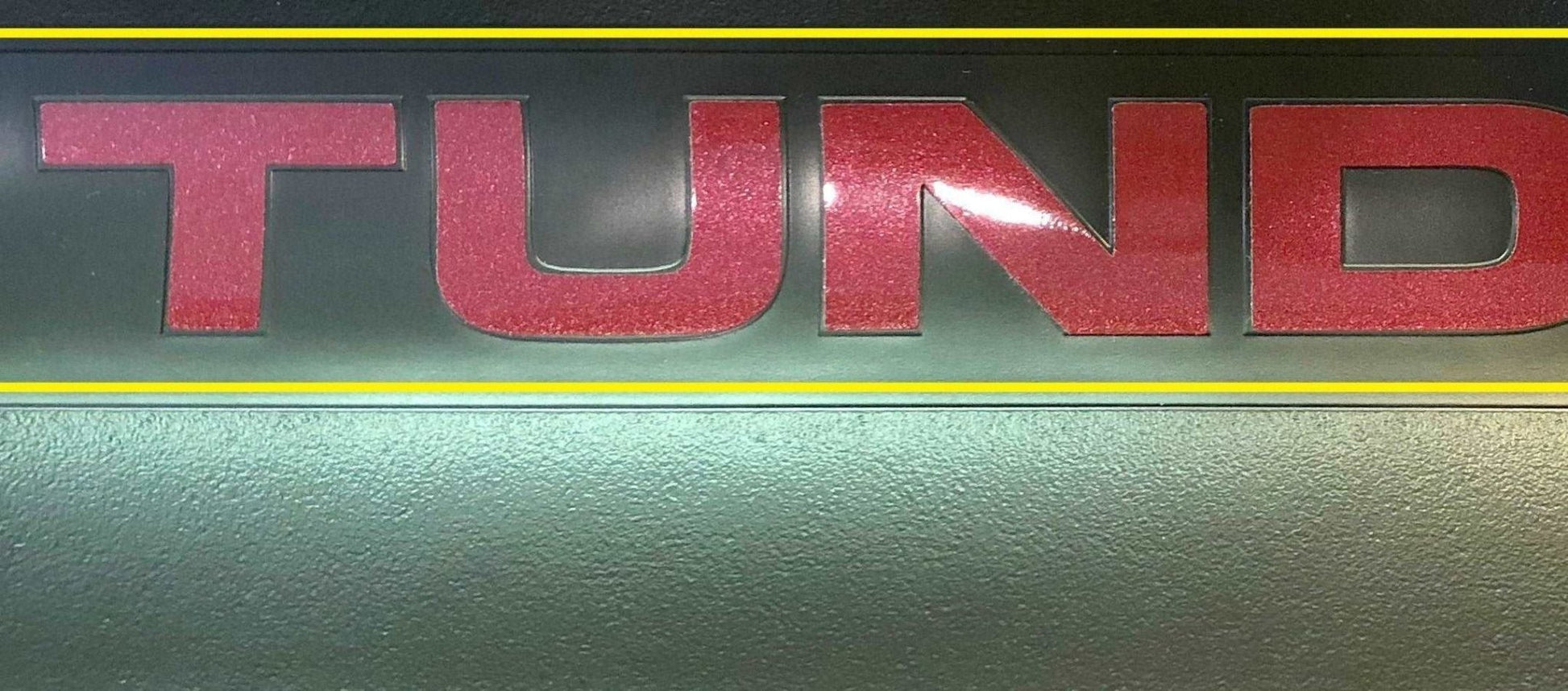 Premium Cast Vinyl Letter Decals for 2007-2013 Tundra Door Sill Protectors x2 - TVD Vinyl Decals