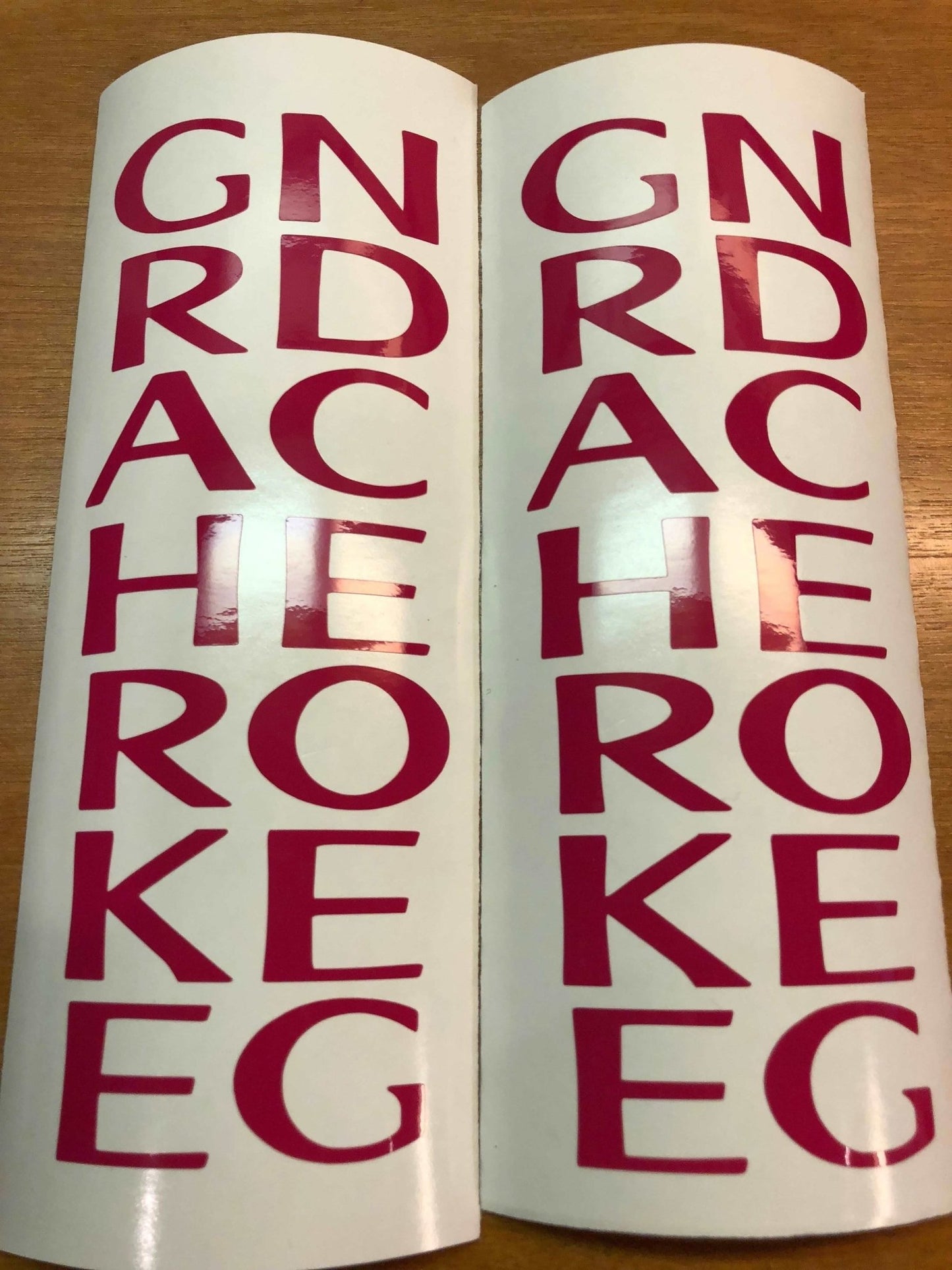 Premium Cast Vinyl Letter Decals for 2011-2013 Grand Cherokee Doors - TVD Vinyl Decals