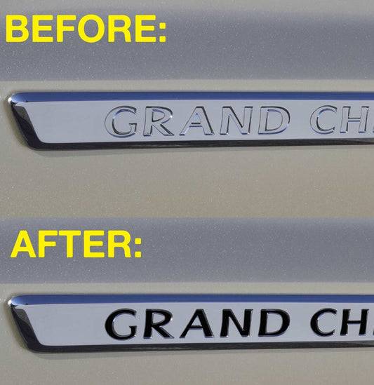 Premium Cast Vinyl Letter Decals for 2011-2013 Grand Cherokee Doors - TVD Vinyl Decals