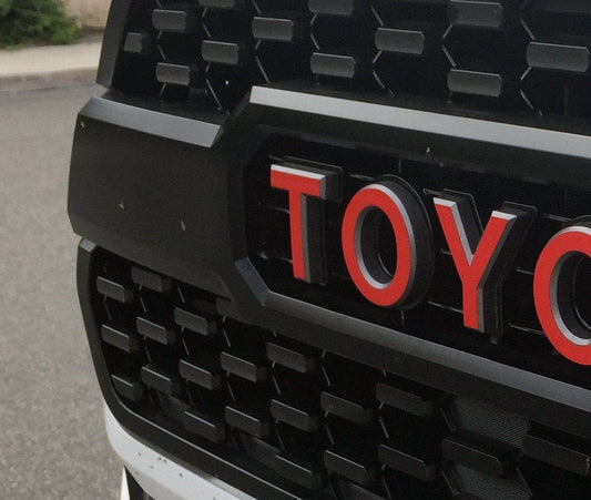 Premium Cast Vinyl Letter Decals for 2015-2023 Tacoma TRD PRO Grille - TVD Vinyl Decals