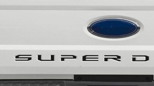 Premium Cast Vinyl Letter Decals for 2017-2022 SUPER DUTY Tailgate - TVD Vinyl Decals
