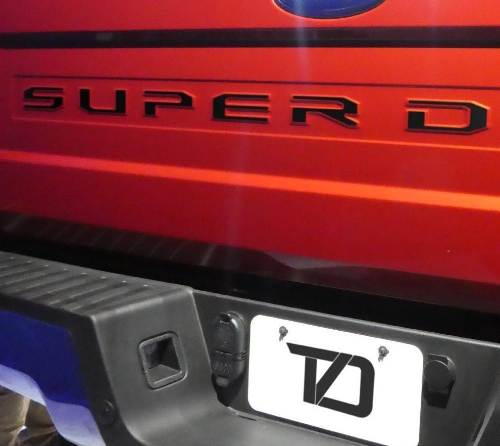 Premium Cast Vinyl Letter Decals for 2017-2022 SUPER DUTY Tailgate - TVD Vinyl Decals