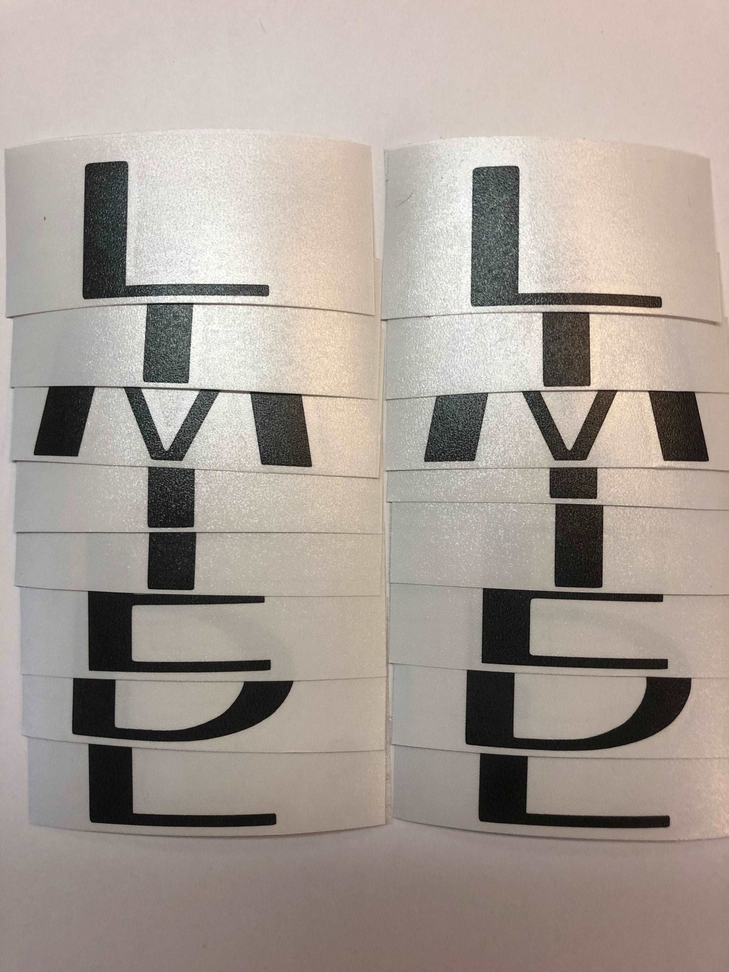 Premium Cast Vinyl Letter Decals for 2018-2023 F-150 LIMITED Hood and Tailgate - TVD Vinyl Decals
