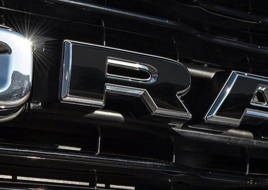 Premium Cast Vinyl Letter Decals for 2019-2023 RAM Grille - TVD Vinyl Decals