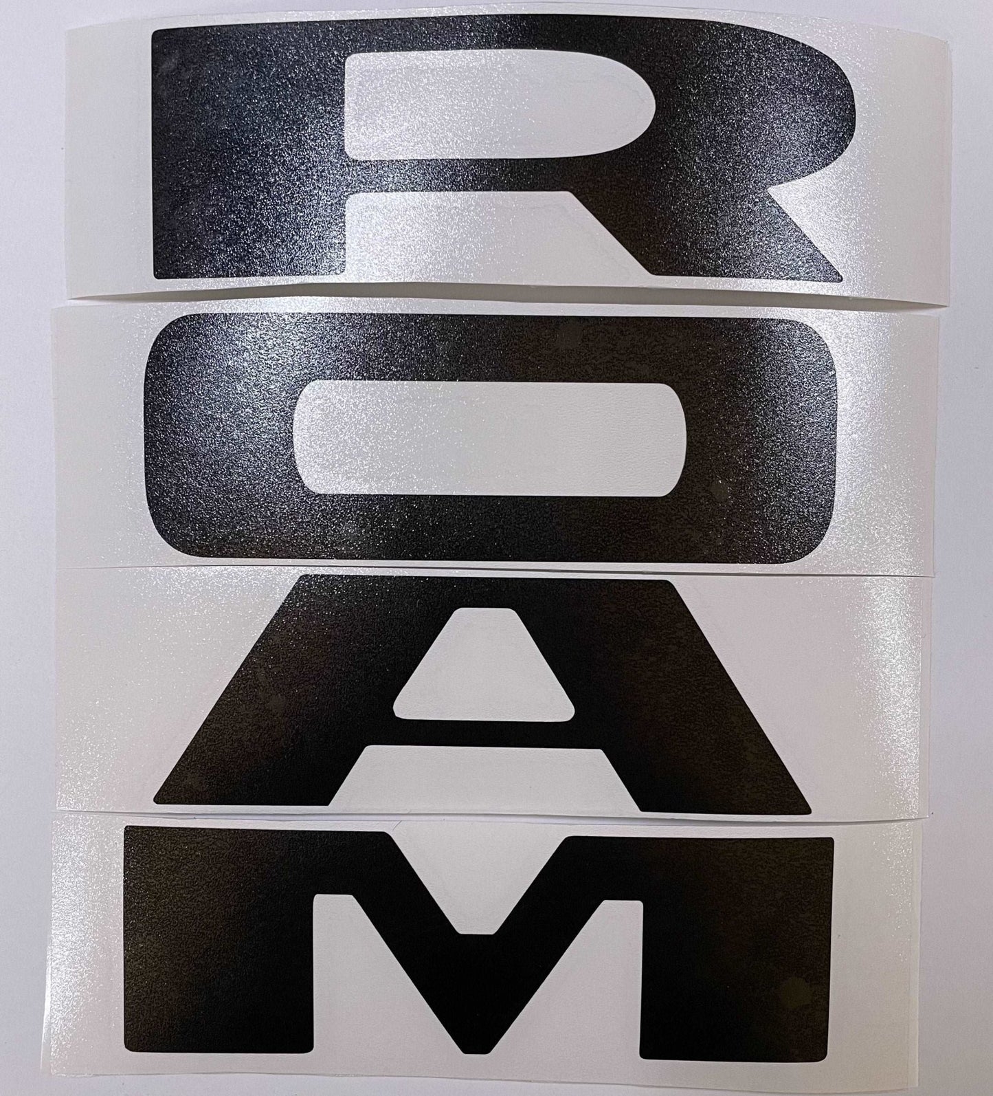 Premium Cast Vinyl Letter Decals for 2019-2023 RAM Grille - TVD Vinyl Decals