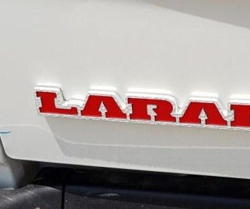 Premium Cast Vinyl Letter Decals for 2019-2023 RAM LARAMIE Tailgate - TVD Vinyl Decals