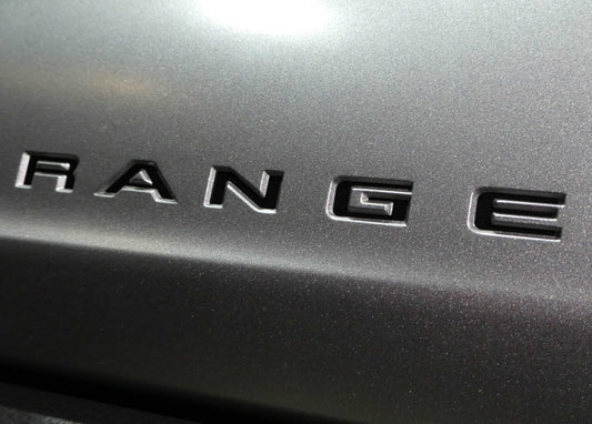 Premium Cast Vinyl Letter Decals for 2019-2023 Ranger Dashboard - TVD Vinyl Decals