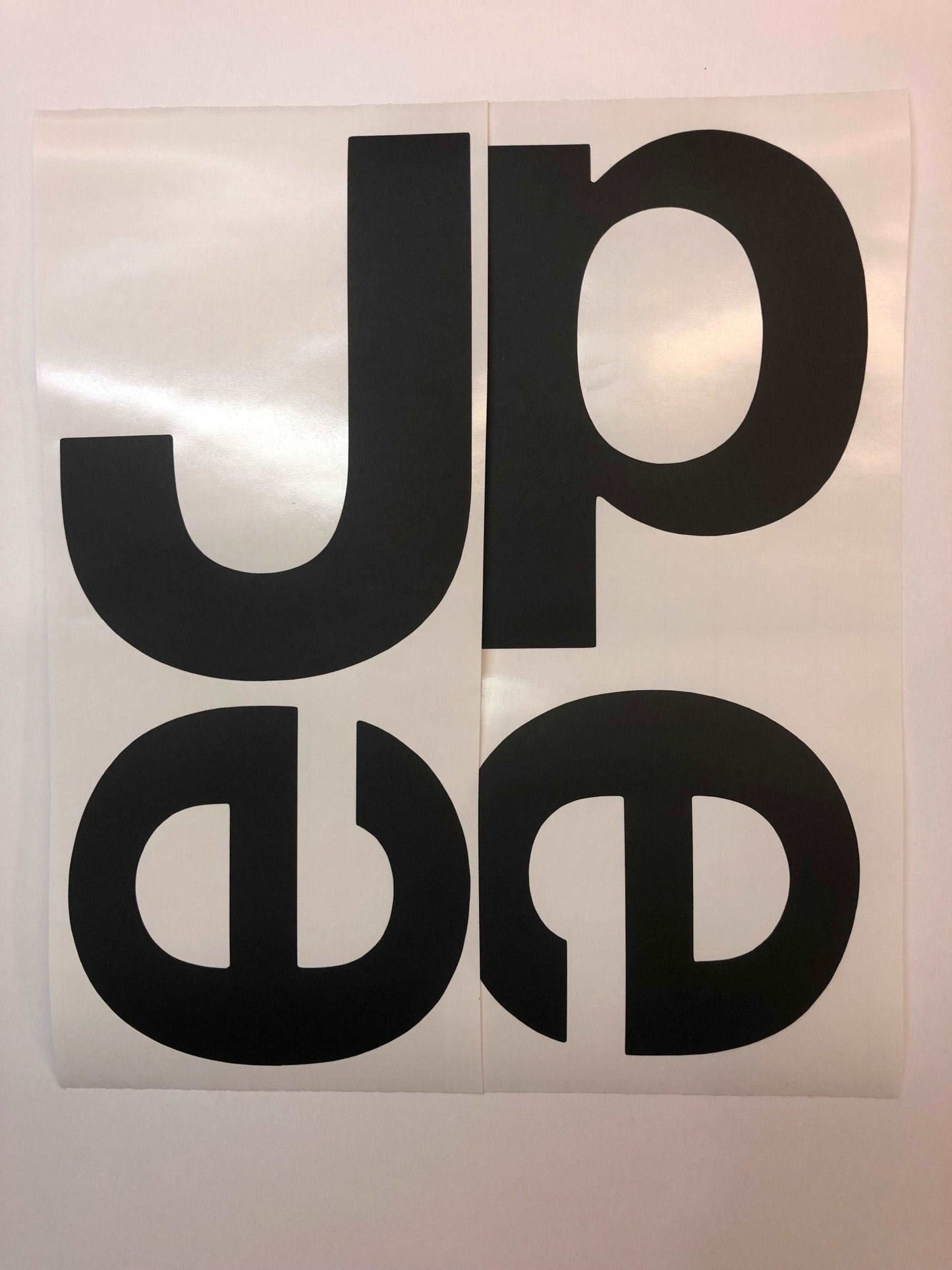Premium Cast Vinyl Letter Decals for 2020-2023 Gladiator Tailgate - TVD Vinyl Decals