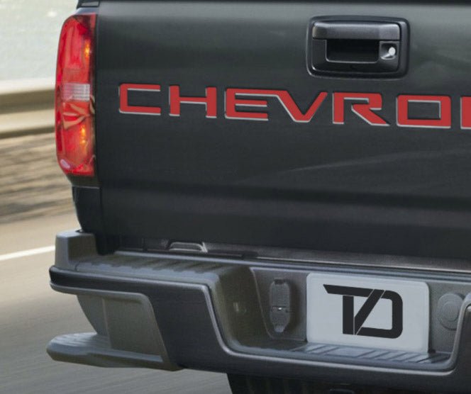 Premium Cast Vinyl Letter Decals for 2021-2024 Colorado Tailgate - TVD Vinyl Decals
