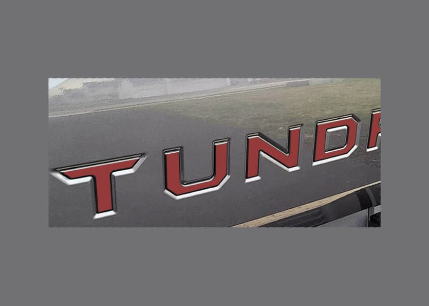 Black Camo Vinyl Letter Decals for 2022-2023 Tundra Tailgate – TVD