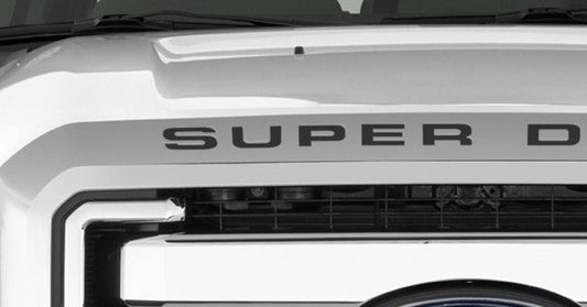 Premium Cast Vinyl Letter Insert Decals for 2008-2016 SUPER DUTY Hood - TVD Vinyl Decals