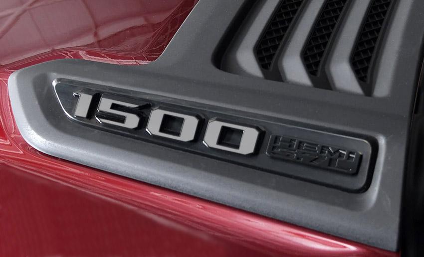 Premium Cast Vinyl Number Decals for 2019-2023 RAM 1500 Hood x2 - TVD Vinyl Decals