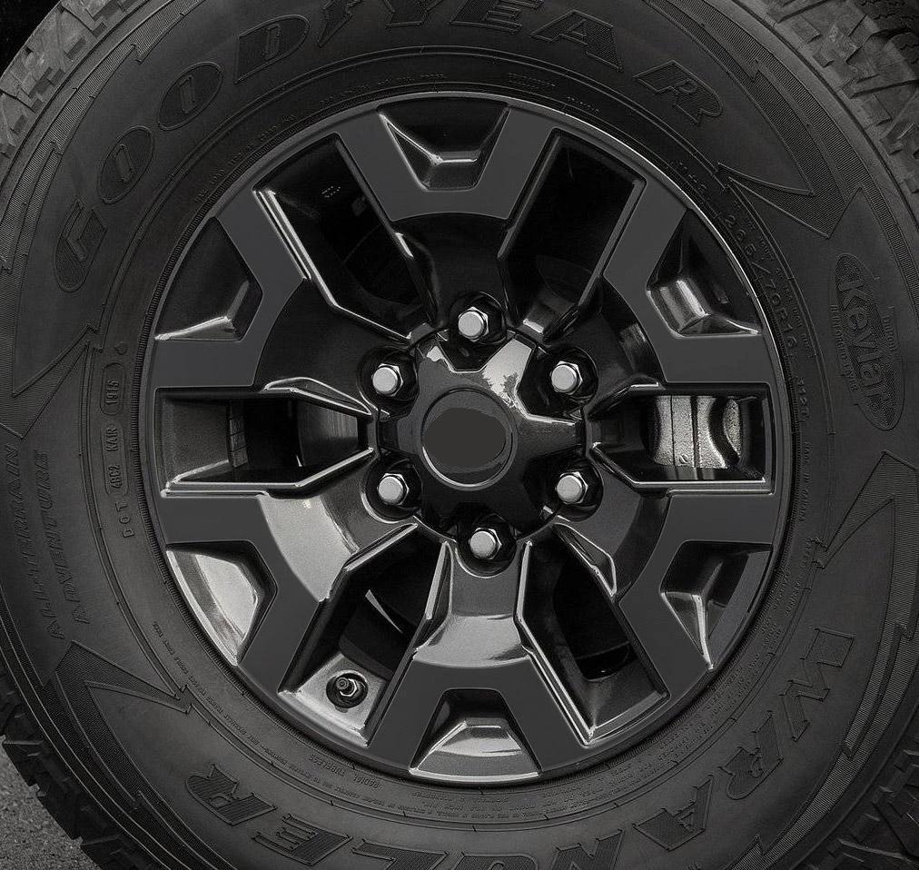 Premium Cast Vinyl Overlay Decals for 2016-2023 Tacoma TRD Off Road Wheels x4 - TVD Vinyl Decals