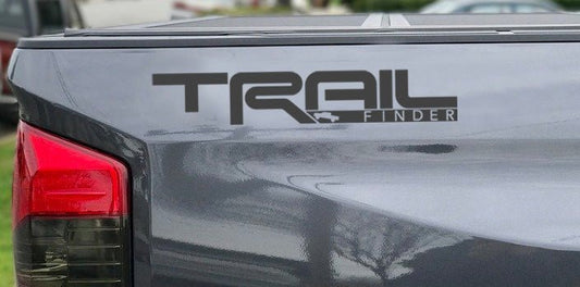 Premium Cast Vinyl "TRAIL FINDER" Decals - TVD Vinyl Decals