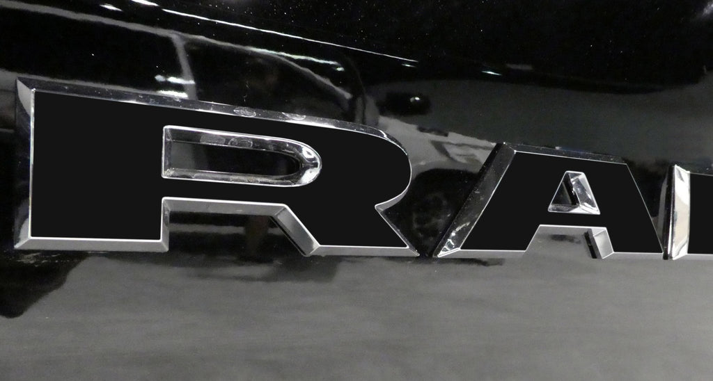 For Ram 1500 Emblem Matte Black Badge Dodge Hemi 5.7 Liter 4X4 Logo Le