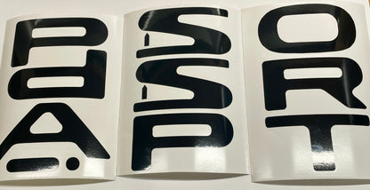 Premium Cast Vinyl Decal Letter Inserts for 2026 Passport Liftgate