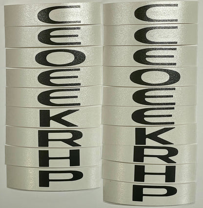 Premium Cast Vinyl Decal Letters for 2014-2022 Cherokee