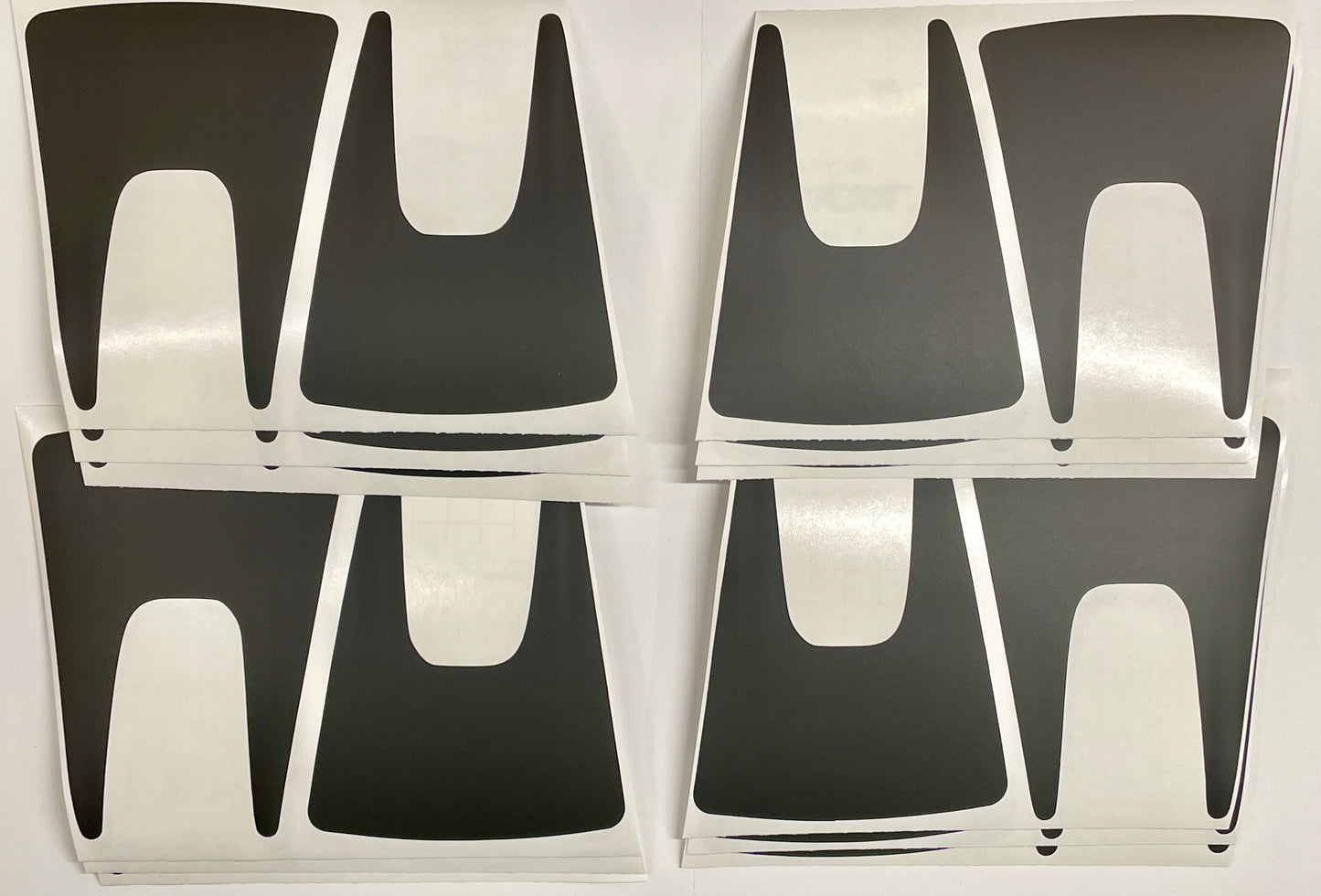 Premium Cast Black Vinyl  Decal Inlays for 2017-2020 Ridgeline 18" Wheels