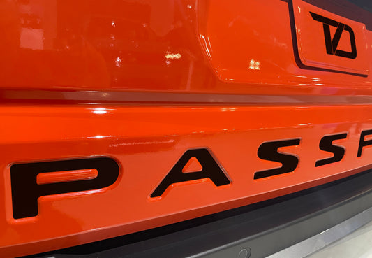 Premium Cast Vinyl Decal Letter Inserts for 2026 Passport Liftgate