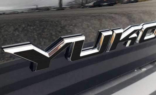 Premium Cast Vinyl Decal Letter Inlays for 2007-2026 Yukon/Denali Emblems
