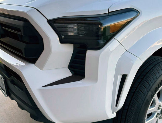 Premium Cast Matte Black Vinyl Fang Decals for 2024 - 2025 Tacoma - TVD Vinyl Decals