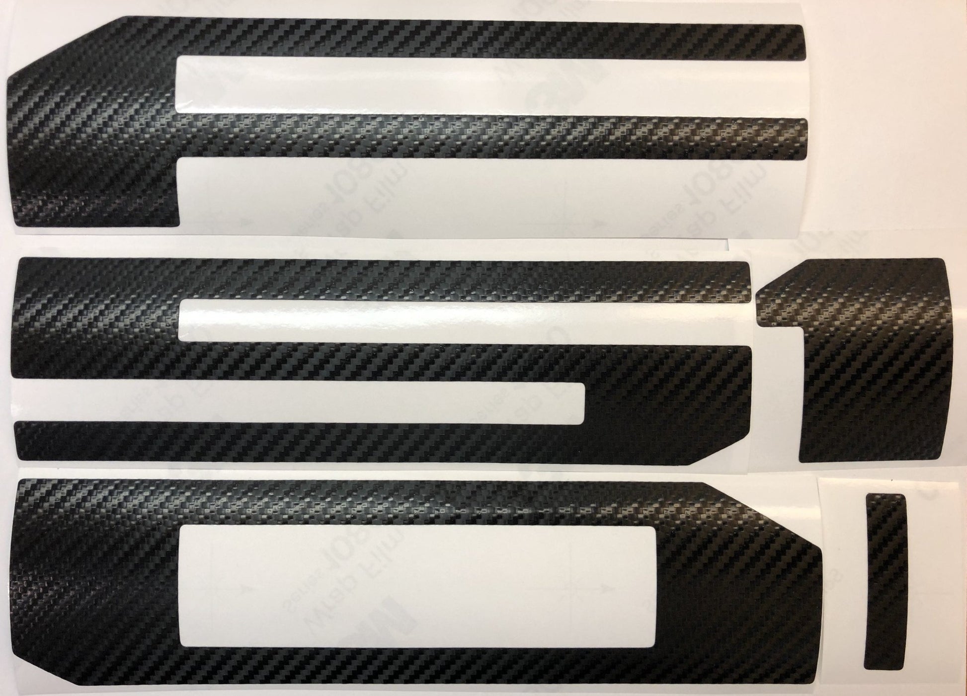 Carbon Fiber Textured Vinyl Decals for 2018-2023 F-150 Tailgate - TVD Vinyl Decals