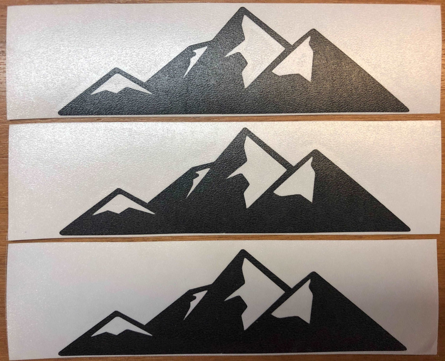 Premium Cast Matte Black Vinyl Mountain Decals for 2007-2023 Tundra - TVD Vinyl Decals