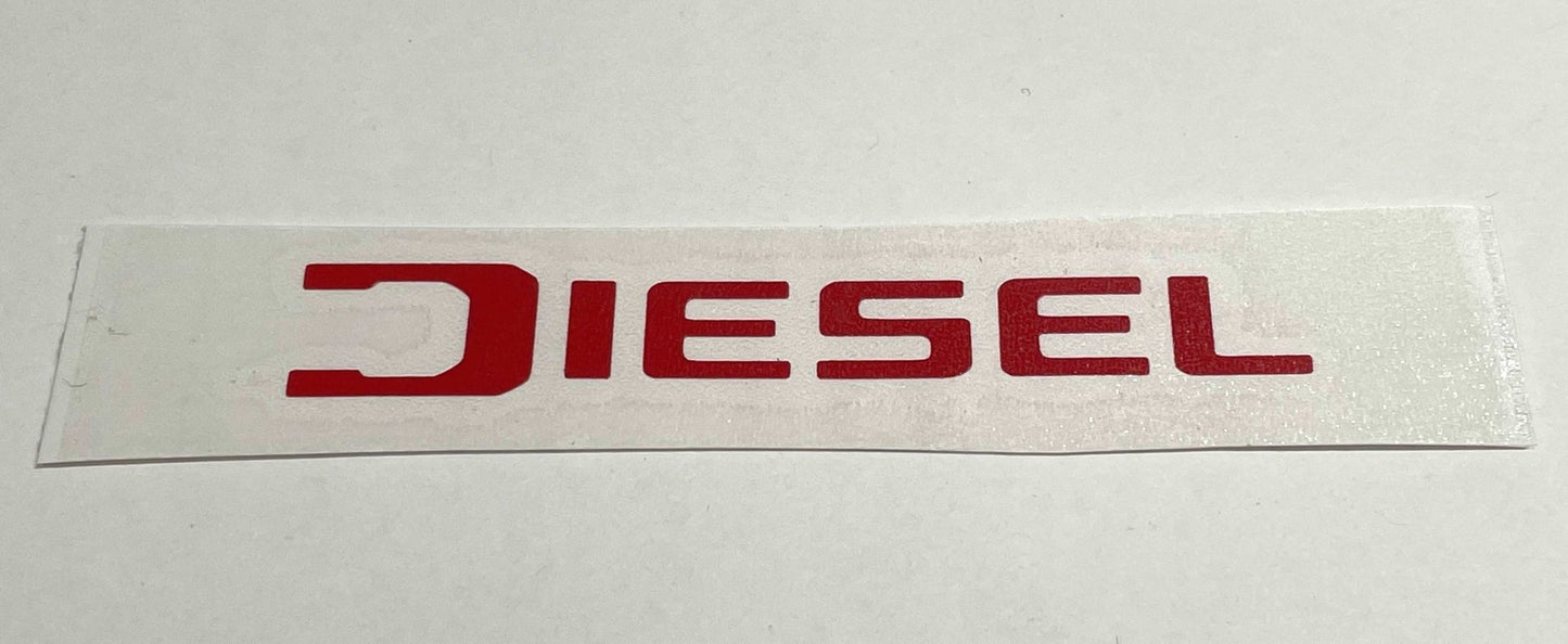 Premium Cast Vinyl Decal for ECO-DIESEL Emblem - TVD Vinyl Decals