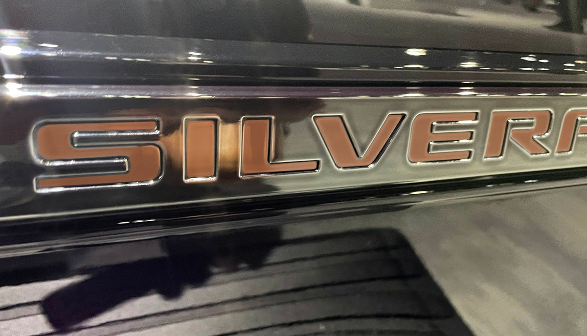 Vinyl Inlay Decals for Silverado Fender and Tailgate Emblems – TVD ...