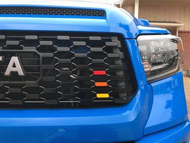 Premium Cast Vinyl Heritage Decals for 2017-2021 Tundra TRD PRO Grille - TVD Vinyl Decals