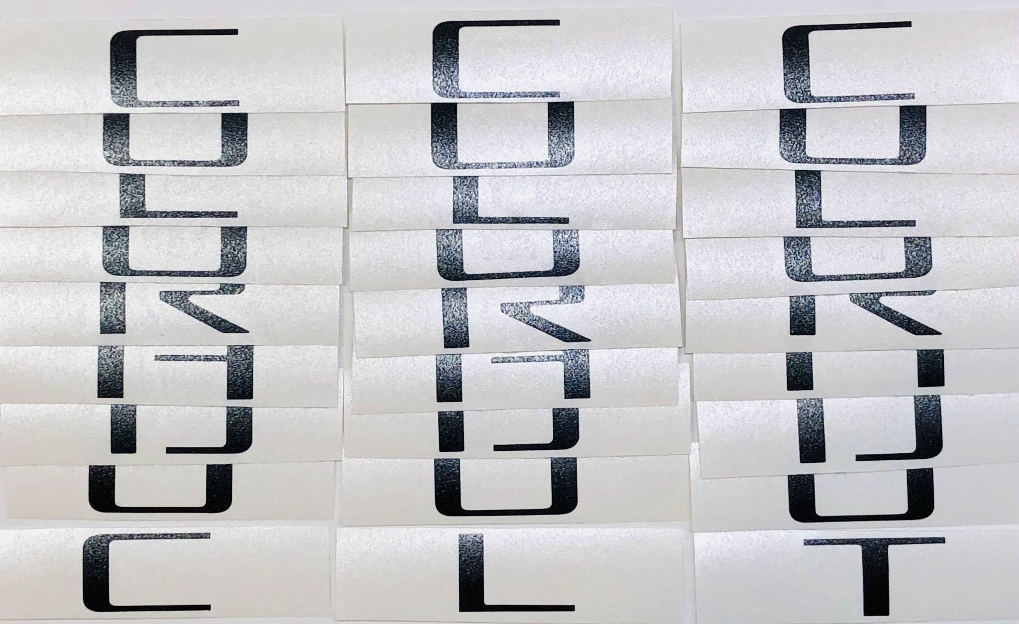 Premium Cast Vinyl Inlay Letter Decals for 2014-2024 Colorado Door and ...